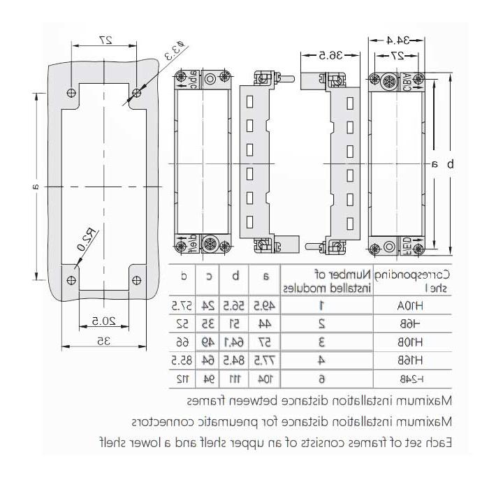 HM module framework、H6B-T2-M、09140060303